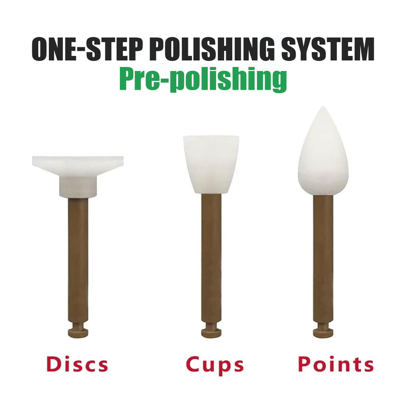[Australia - AusPower] - 40pcs Dental Disposable Polishing Cups/Points/Discs, Dental Composite Polishing RA Shank for Teeth Sanding (Points) Points 