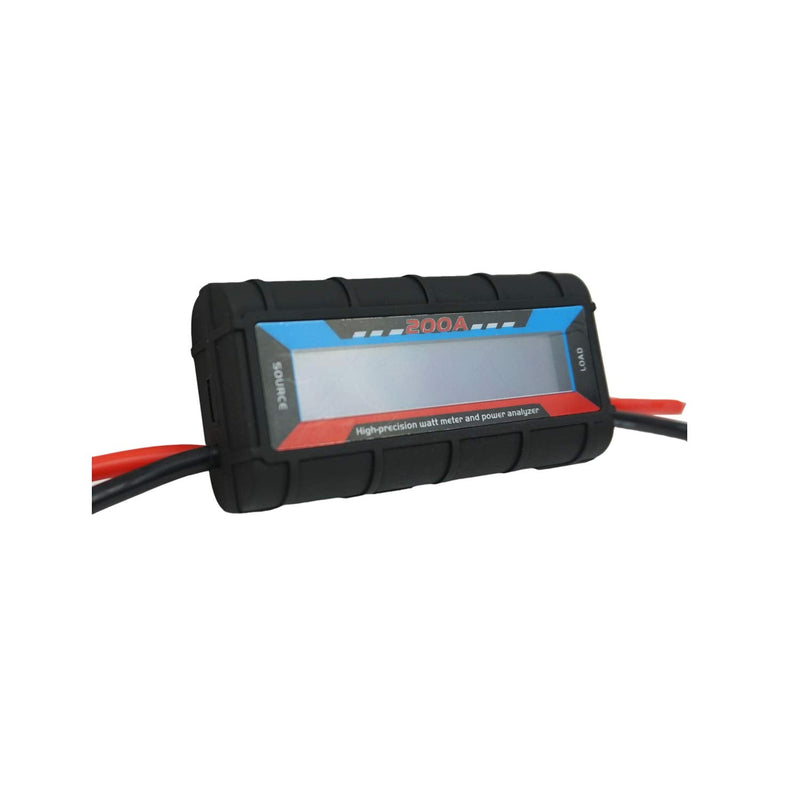 [Australia - AusPower] - 200A RC Watt Meter, High Precision Power Analyzer, DC 0-60V Volt Amp Watt Checker Tester, with Digital LCD Screen- for Voltage(V) Current(A) Power(W) Charge(Ah) and Energy(Wh) Measurement 200A 