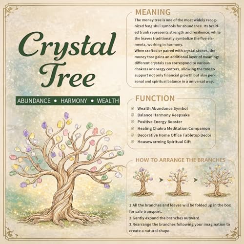 SUNYIK Fluorite Crystal Tree Wire Wrapped Raw Rose Quartz Base