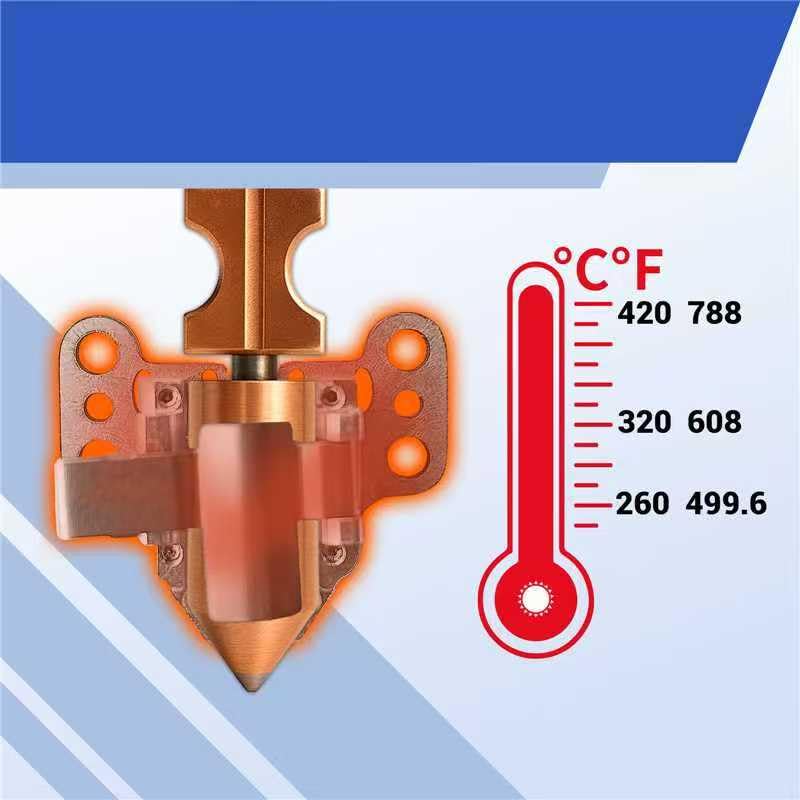 AD5X Hotend Heating Assembly for Flashforge AD5X 3D Printer，Original Component Hotend Heating with Heater Cartridge&Thermistor Temperature Sensor & Metal Clip, 3D Printer Extruder Parts Accessories