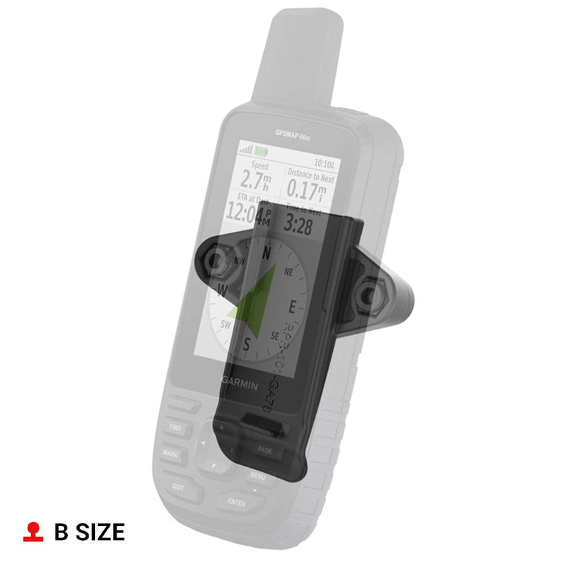 [Australia - AusPower] - RAM Mounts Spine Clip Holder with Ball for Garmin Handheld Devices RAM-B-202-GA76U with B Size 1" Ball 