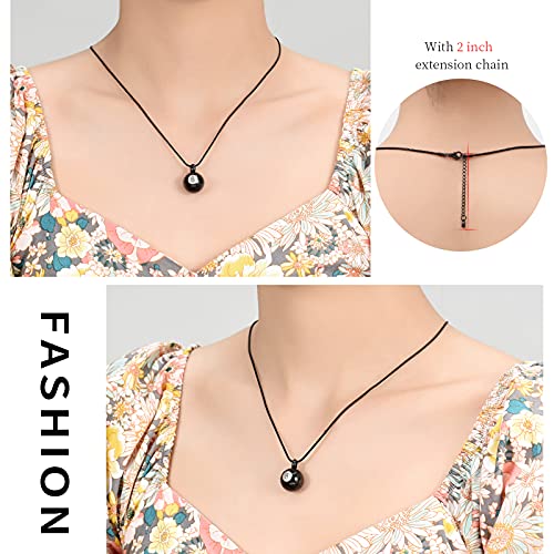 Cremation Jewelry Billiard Black 8 Ball Cremation Urn Necklace for Ashes Stainless Steel Urn Jewelry Personal Necklace