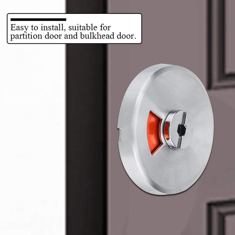 [Australia - AusPower] - Bathroom Restroom Toilet Privacy Bolt Door Lock with Vacant Engaged Indicator and Screw Fitting 