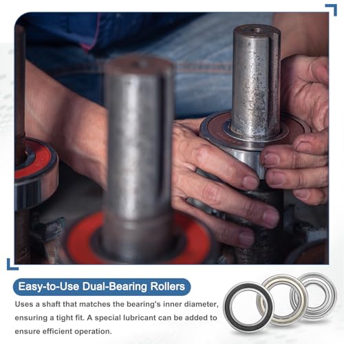 sourcing map 10Pcs 6804-Z Deep Groove Ball Bearing, 20mm x 32mm x 7mm Double Metal Shielded Bearing Precision for Electric Motor, Drives Wheels, Power Tools 10