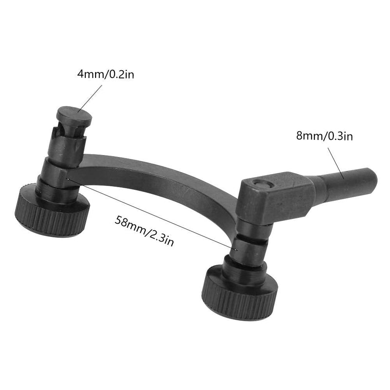 [Australia - AusPower] - Holder for Digital Dial Indicator, Adjustable Universal Dial Indicator Holder, Semicircular Combination Test Dial Indicator Holder 8 mm Dial Gauge Support Stand for Measuring Work 