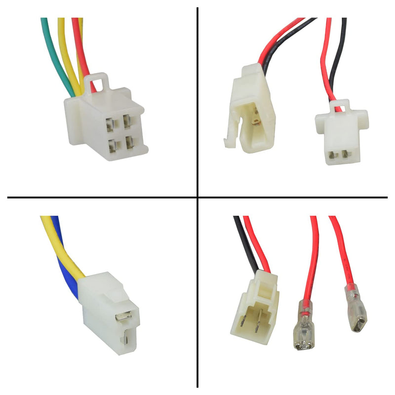 AlveyTech ZK2430-D-FS 4-Wire Controller for The Razor E300/E325 (Ver 20+) - Versions 20+ Only, Replacement Control Module for Electric Scooter/Bike, Motor Speed Control with 4-Wire Throttle Connector