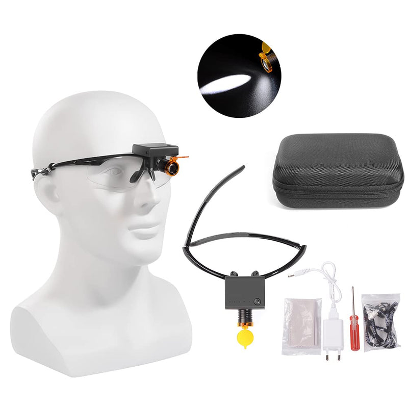 [Australia - AusPower] - BONEW Global-Dental Head Lamp Optical Filter Include Normal Glasses in One Set (3W) 3.0 Watts 