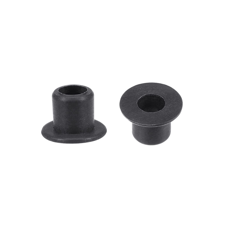 [Australia - AusPower] - uxcell Flanged Sleeve Bearings 3mm Bore 4.6mm OD 5mm Length POM Wrapped Oilless Bushings Black 4pcs 3x4.5x5mm 