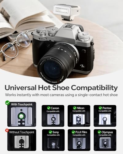 PHOTOOLEX G02 Mini Camera Flash GN10 45g USB-C Speedlite