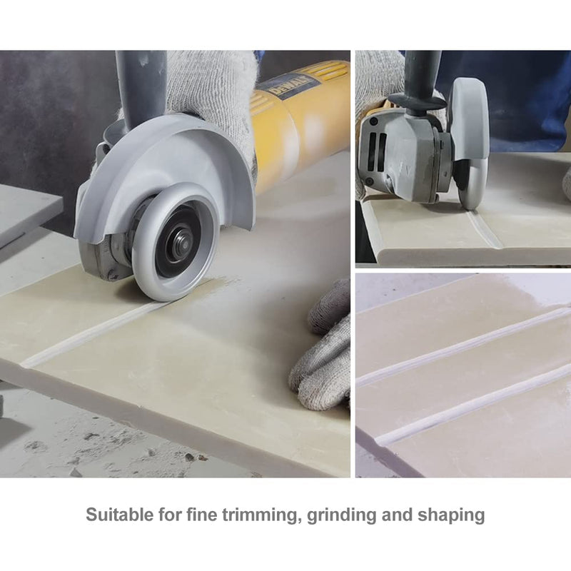 SHDIATOOL 3 Inch Profile Hand Diamond Wheel Height 30mm Convex Curve Edge Grinding for Stone Marble Granite Rock Grit#60 1