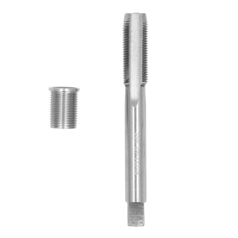 [Australia - AusPower] - Spark Plug Thread Repair kit, M10x1.0 Bolt, M12x1.0 Tap Stainless Steel Repair kit for Automotive Engine M10x1.0 Bolt M12x1.0 Tap 