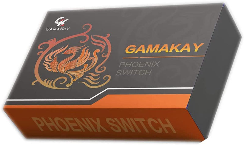 [Australia - AusPower] - GK GAMAKAY Silent Linear Mechanical Keyboard Switch, 70Pcs/Pack GamaKay Phoenix Switch 3 Pin Pre-lubed Switches for LK67 TK75 CK68 DIY Mechanical Gaming Keyboard (Phoenix Switch-70Pcs) Phoenix Switch-70Pcs 