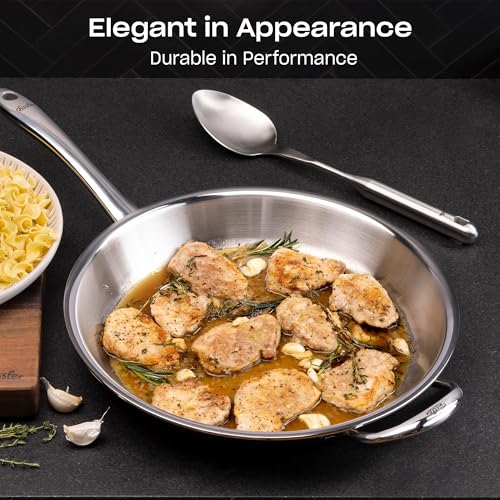 Fissler Essential Serving Spoon, 18/10 Stainless Steel Kitchen Utensil for Serving & Cooking, Ergonomic Handle, Dishwasher Safe