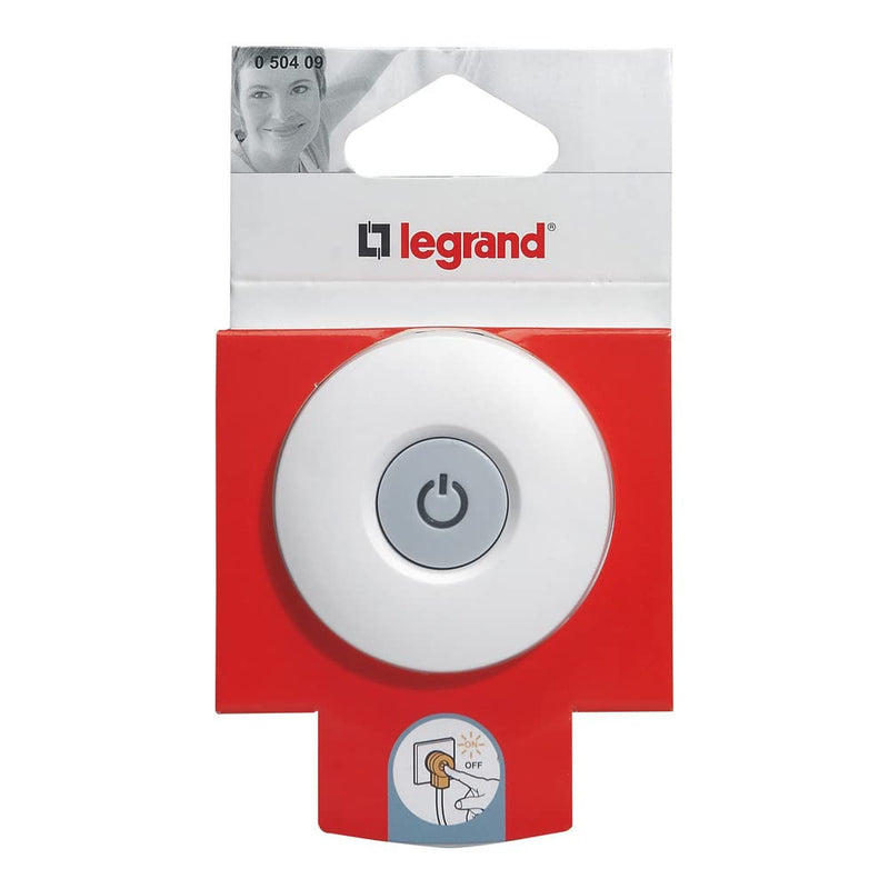 Legrand LEG50409 Double function plug 230 V ~ 16 A with switch 16 A white Schuko plug with LED switch
