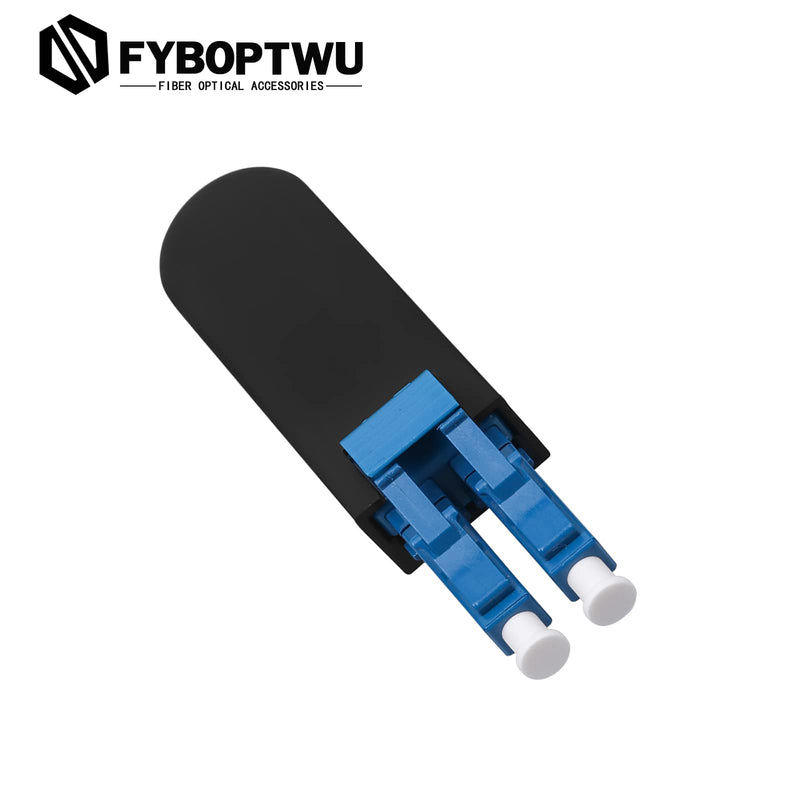 [Australia - AusPower] - 4 pcs FC Male to LC Female Fiber Adapter 9/125 Single Mode + 4 pcs LC/UPC OS2 Single Mode Loopback Plugs – for Fiber Optic Cable Testing, Network Troubleshooting & Certification 