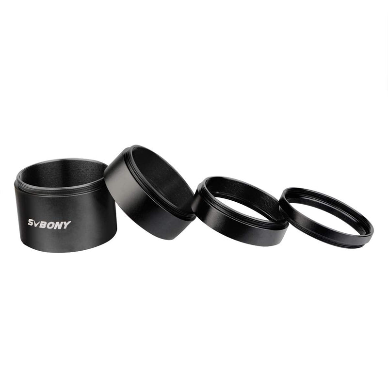 [Australia - AusPower] - SVBONY SV119 Extension Tube Kit for Cameras and eyepieces 5mm 10mm 15mm 30mm M48x0.75 on Both Sides for Solving Spacing Problems in Astrophotography 
