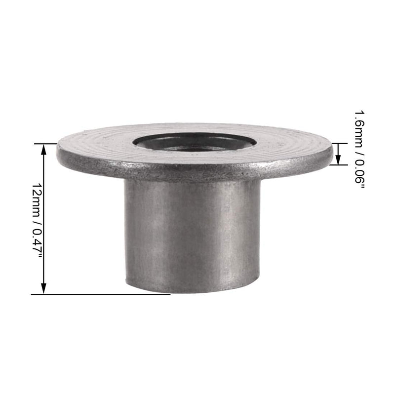 [Australia - AusPower] - uxcell M10x25x1.6mm Tee Nut Carbon Steel T-Nut Mounting Hardware Fitting Fastener Through Hole Flange Insert Female Thread 30Pcs M10x25mmx1.6mm 