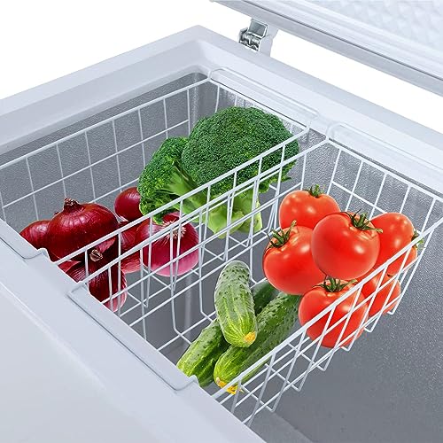 Chest Freezer Organizer Bins 20.5in Metal Wire Baskets 20.5 inch