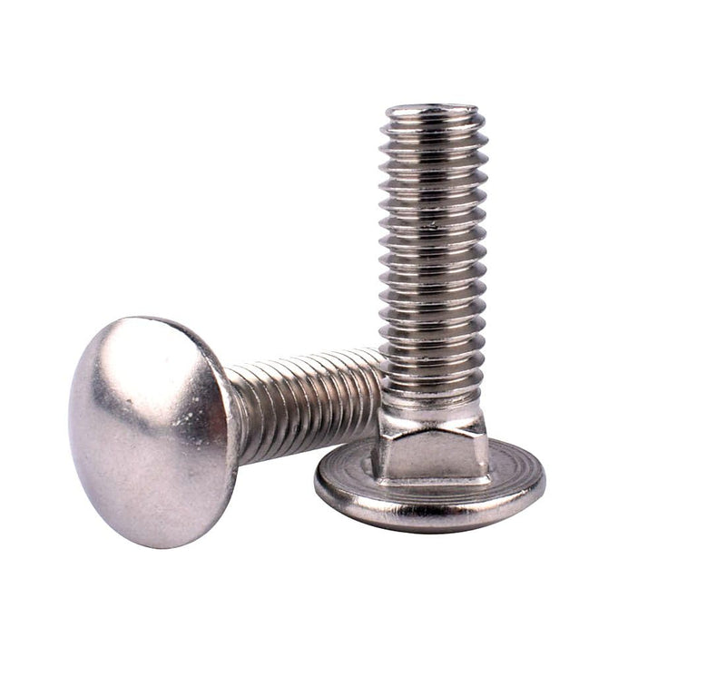 [Australia - AusPower] - 5/16-18 x 3/4" Carriage Bolts Screws, 18-8 Stainless Steel 304, Round Head, Square Neck, UNC Fully Machine Coarse Threaded,10Pcs 5/16-18 x 3/4" (10 PCS) 