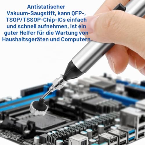 Soldering Sucker Desoldering Pump, Electric Soldering Iron Aid Tool Manual Desoldering Suction Pump, IC SMD Vacuum Pump Soldering Removal Tool for Through Soldering