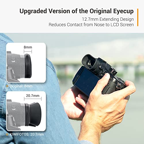Extended Lumix DC-GH7 GH6 GH5 II GH5M2 DC-GH5S DC-GH5 Eye Cup for Panasonic DC-GH7 GH6 GH5S GH5