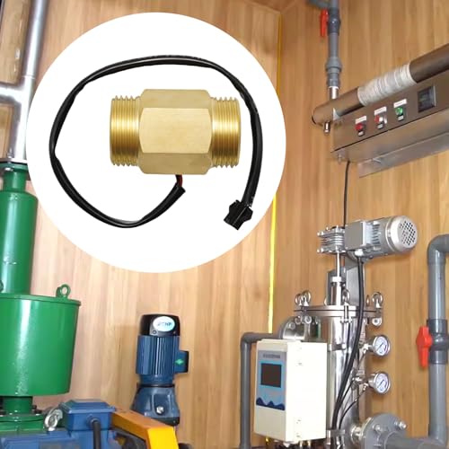 Hoypeyfiy Water Flow Sensor, Stable Hall Flow Meter for Water Heaters, Water Machines and Industrial Applications