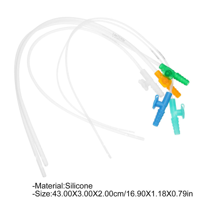 [Australia - AusPower] - ULTECHNOVO 10pcs Kids Phlegm Remover Disposable Silicone Suction Tubes for Sputum Aspirator Sputum Suction Machine 