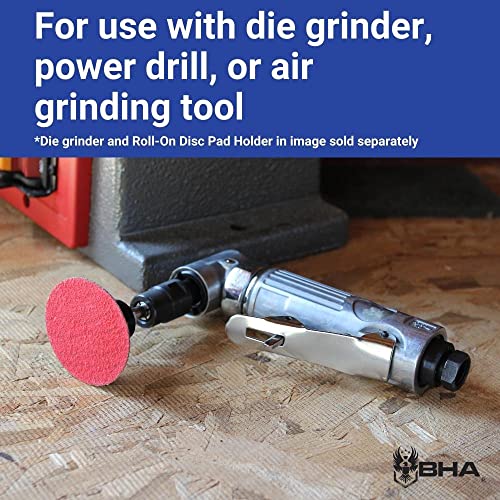 BHA 2" Ceramic Quick Change Sanding Discs Type R Male, 36 Grit - 25 Pack 36.0