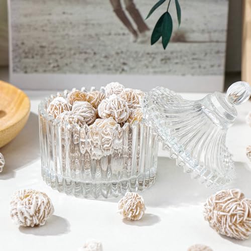 Apengshi Desert Rose Raw Crystals Natural Crystal and Healing Stones Rough Rocks Reiki Chakra Fountain Home Garden Decor Yoga Meditation DIY Stone 1.2-2''