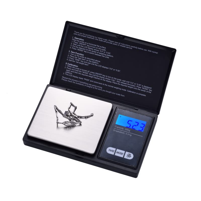 [Australia - AusPower] - CHAMP High Pocket Scale, Precision Scales Accurate up to 0.01 g 