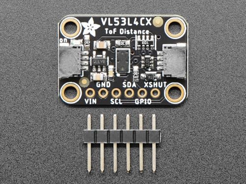 Adafruit VL53L4CX Time of Flight Distance Sensor, Approx. 1 to 6000 mm, STEMMA QT/Qwiic, 5425