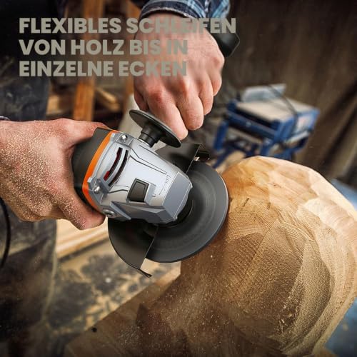 Wood Grinding Disc, Rasp Disc 125 mm, Wood Cutter for Angle Grinder, Flex Grinding Disc, Wood Carving Disc, Milling Disc, for Angle Grinder, Polishing, Carving, Grinding (Set of 3) set of 3