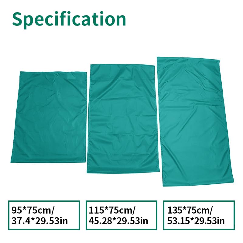 [Australia - AusPower] - Reusable Tubular Slide Sheet for Patient Transfer - Hospital & Home Care Bed Mobility Aid with Smooth Glide Technology, Fits Wheelchairs/Cars, Green (L) Large 