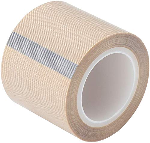 3"x10m White PTFE Teflon Tape Nonstick Tape 500℉ High-Temp Fiberglass Adhesive Tape