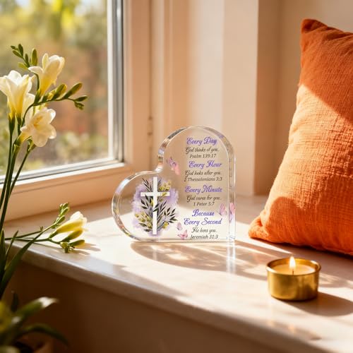 Religious Gifts for Women Acrylic Christian Bible Verses Decor