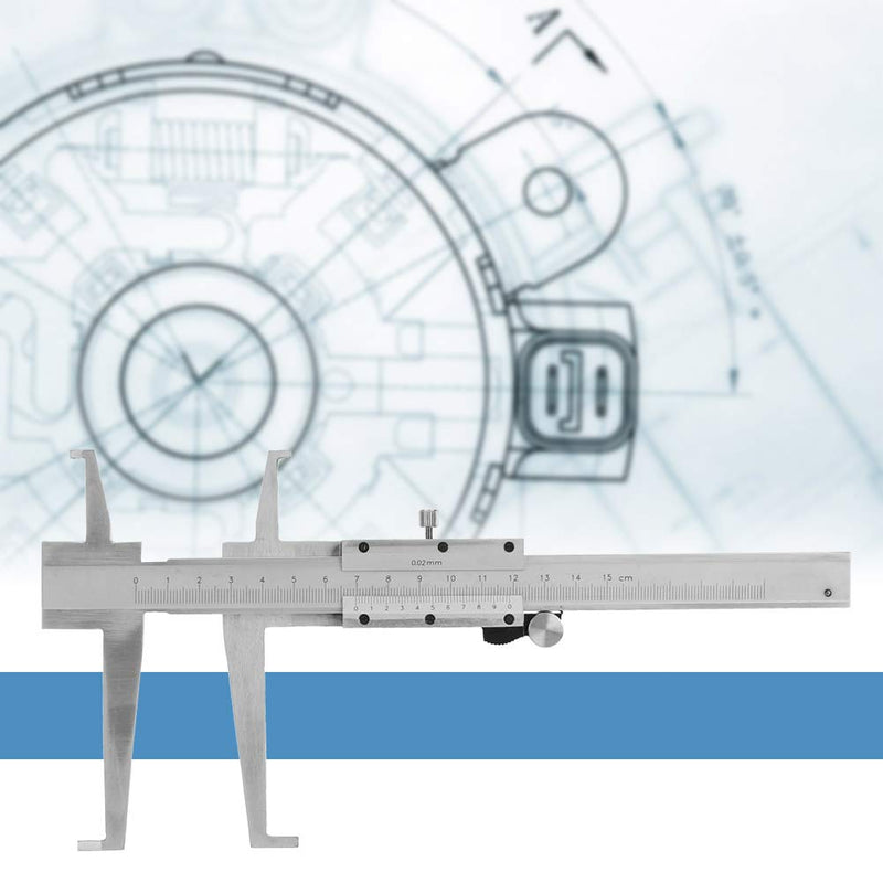 [Australia - AusPower] - Vernier Caliper Measuring Tool 9-150mm Carbon Steel Inside Groove with Box 