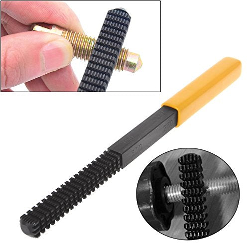 [Australia - AusPower] - External Thread Restoration File, Thread Recovery File Metric System Thread File Repair Tool, 0.75 1.0 1.25 1.5 1.75 2.0 2.5 3.0 mm, Suitable for Left or Right Thread 