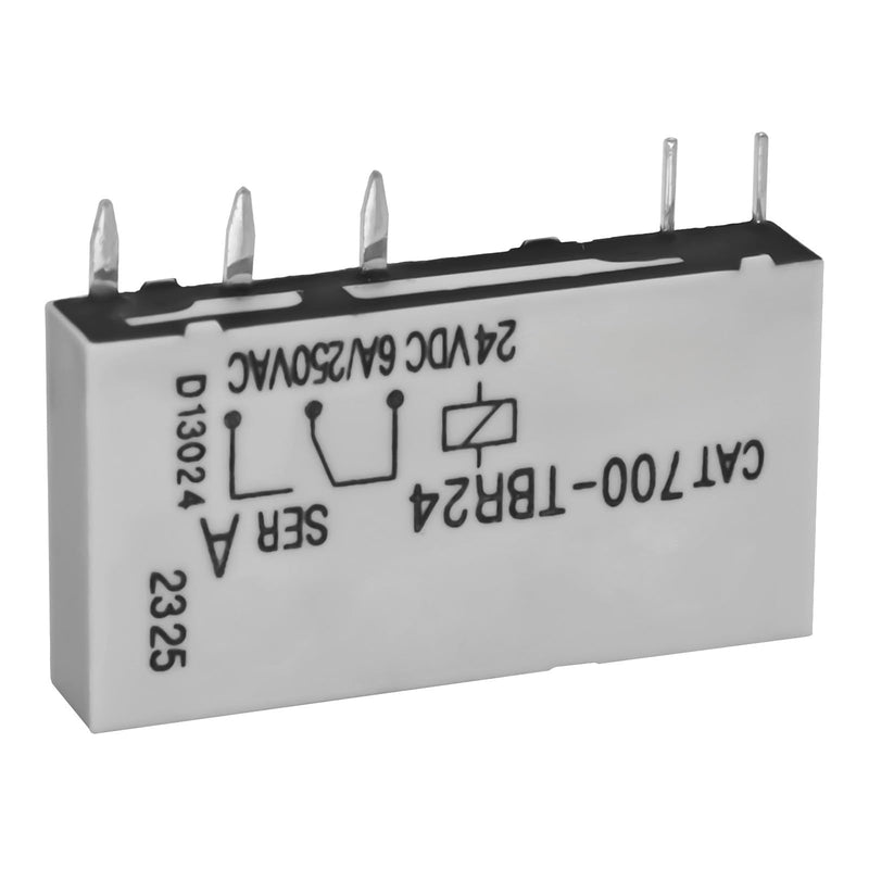 700-TBR24 Relay (Pack of 12) - 6A 250VAC 24VDC 5Pins Power Relay for Allen-Bradley CAT700-TBR24