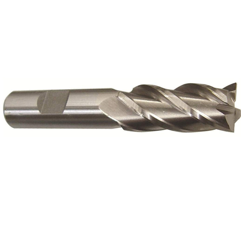 [Australia - AusPower] - Drill America 18.00mm High Speed Steel 4 Flute Single End End Mill, DWC Series 5/8 Inches 3-3/4 Inches Square 1 DWC18MM-4FSE 