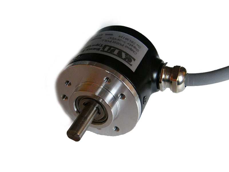 [Australia - AusPower] - 38mm Outer 6mm Solid Shaft Incremental Optical Rotary Encoder GHS38-6G 1024PPR Line Driver Output 5V Voltage Supply Line Driver With 5v 