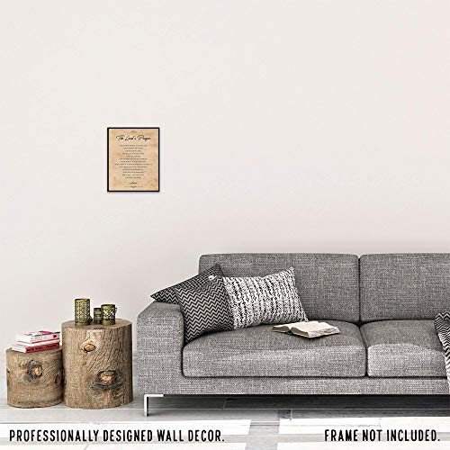 The Lords Prayer Inspirational Quote Prints, 1 (11x14) Unframed Photos