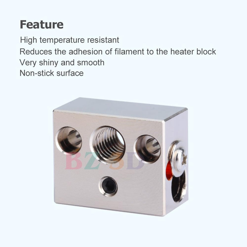 Sprite Extruder/Pro Upgrade Hotend Kit,Ender 3 S1 Plated Copper Heater Block,Nozzle 0.4,Bi-Metal Heatbreak for Ender 3 S1,Ender 3 S1 Pro,Ender 3 S1 Plus,CR10 Smart Pro,300℃ Plated Copper Kit