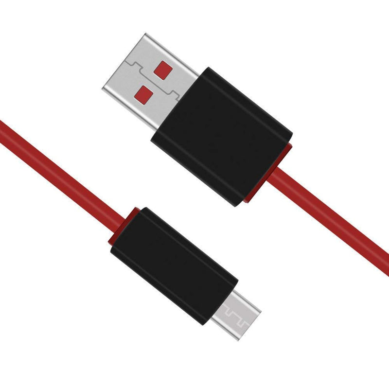 [Australia - AusPower] - Saipomor Micro USB Charging Cord Charger Cable Compatible with Kindle Fire Tablets(Fire 1st-8th Gen), Kindle E-Readers(3rd-10th Gen), Kindle Paperwhite2/3/4 and Kindle Oasis2-3ft Black&Red 