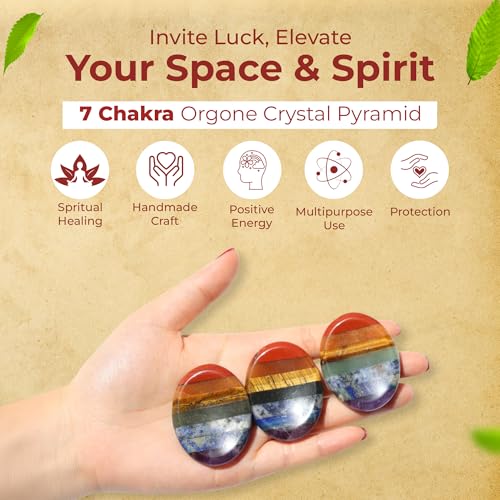 Natural Polished Thumb Palm Crystal for Meditation, 7 Chakra Worry Stone for Stress Relief, Anxiety Support & Pocket Reiki Healing Grey