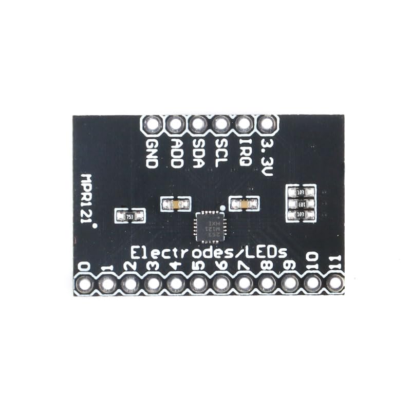 [Australia - AusPower] - 10pcs MPR121 12-Channel Capacitive Touch Module I²C Interface -40°C~85°C, 4 Address Options, 29μA Quiescent Current, for STM32 Arduino 