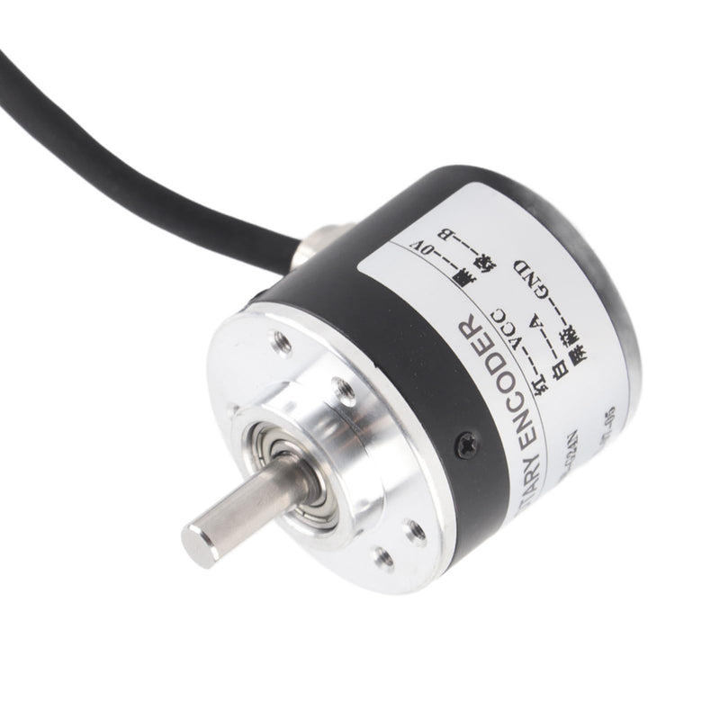 [Australia - AusPower] - 600P/R Rotary Encoder, Incremental Rotary Encoder, DC 5-24v 2 Phase, 600P/R Photoelectric Incremental Rotary Encoder, 5V-24V, AB 2 Phase Shaft 6 mm 