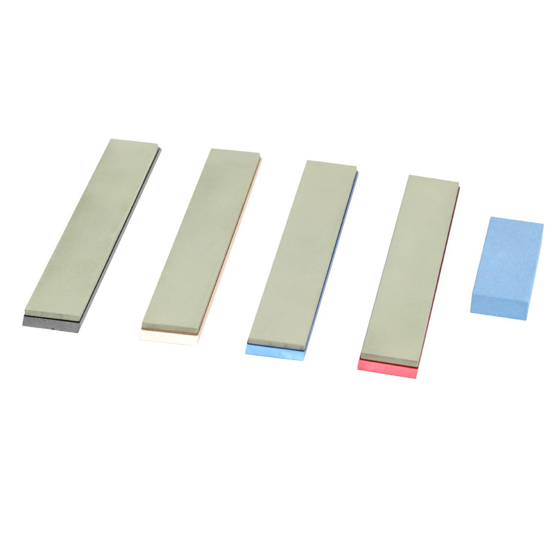 DMD Resin Diamond Sharpening Stone Set, 4-Piece Knife Sharpening Kit with 1000/3000/6000/12000 Grit Diamond Stones, Aluminum Backing for Knives, Chisels & Edge Tools