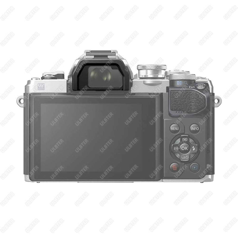 [Australia - AusPower] - EP-15 Eyepiece Eyecup Viewfinder Eye Cup for Olympus OM-D E-M10 Mark II III/E-M5 Mark II Silver/Black Digital Cameras (2-Pack), ULBTER Viewfinder Eye Cup Cover EM5 EM10 MarkII MarkIII 