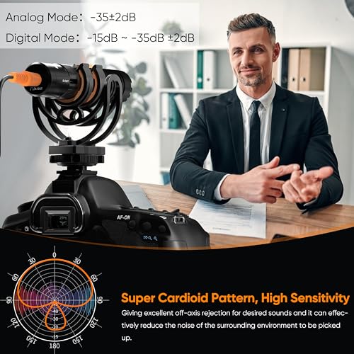 COMICA VM10PRO Universal Video Microphone for Camera, iPhone, Android Phone