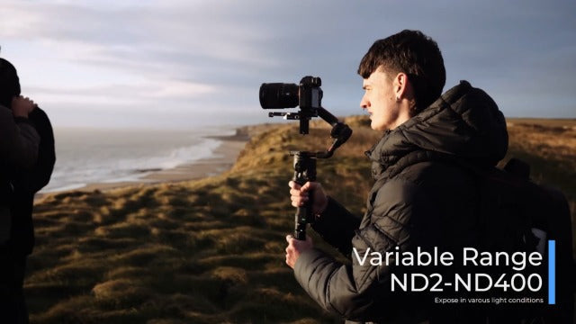 NEEWER 77mm Variable ND Filter ND2-400 (1-9 Stops) with 3X Cleaning Cloth, Adjustable Rotating Variable Neutral Density Camera Lens Filter with Multicoated Optical Glass for Exposure Balance